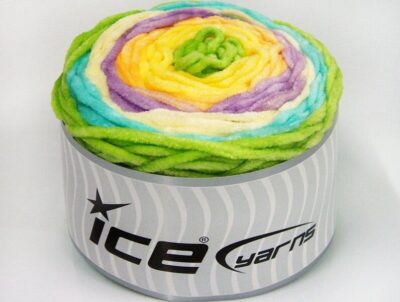 Ice Cakes Chenille Yarn