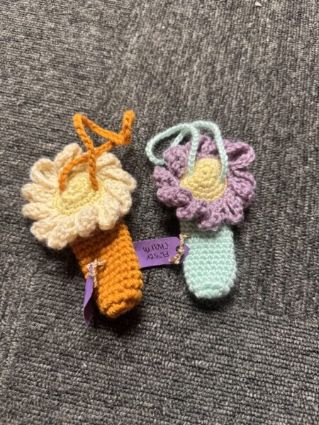 Lipstick Flower Charms